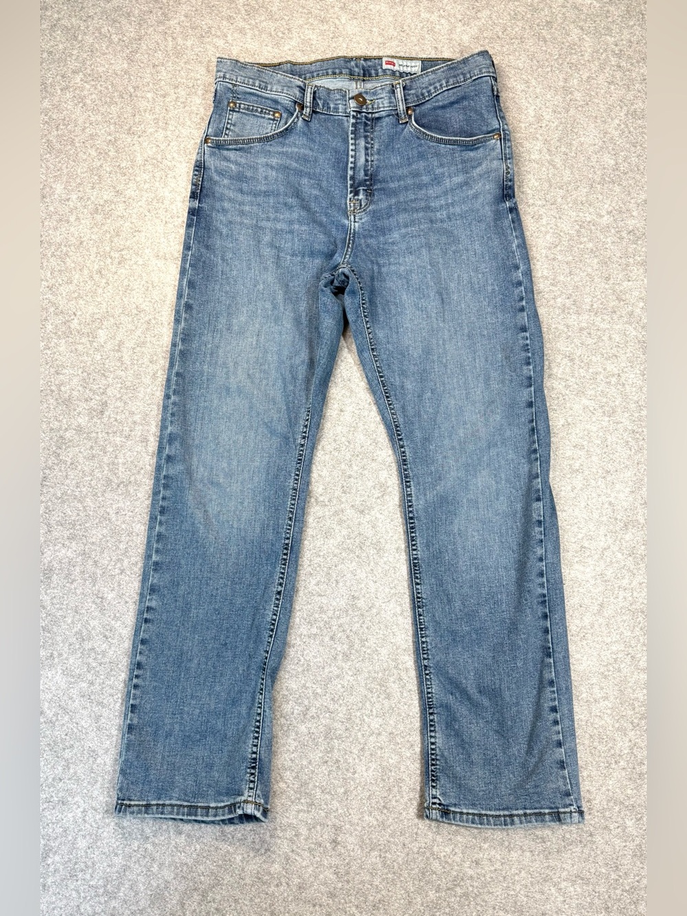 Wrangler Men’s Five Star Relaxed Boot Blue Jeans Bootcut 32x30 Premium Denim